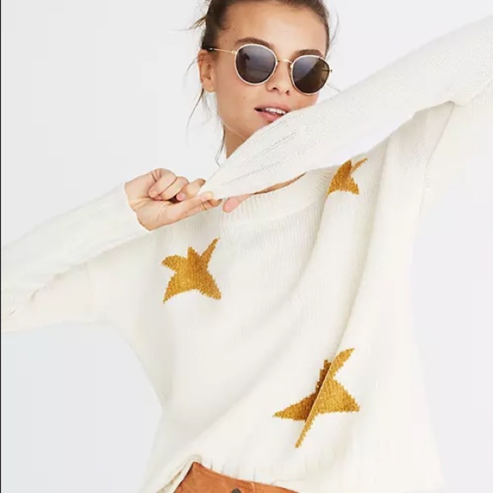 Madewell Star Pullover Sweater